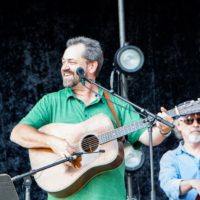 Dan Tyminski and Todd Phillips at Wide Open Bluegrass 2019 - photo © Tara Linhardt