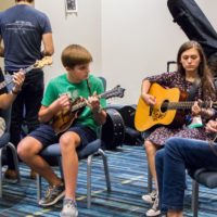 Youth Room at Wide Open Bluegrass 2019 - photo © Tara Linhardt