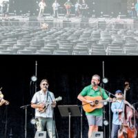 The Ringers sound check at Wide Open Bluegrass 2019 - photo © Tara Linhardt