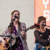 Jessica Lang on the Youth Stage at Wide Open Bluegrass 2019 - photo © Tara Linhardt