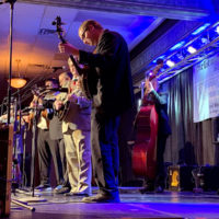 Larry Efaw & The Bluegrass Mountaineers at Bluegrass Christmas in the Smokies (12/14/19) - photo by Melanie Wilson