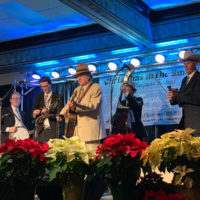 Larry Sparks at the 2019 Bluegrass Christmas in the Smokies - photo by Melanie Wilson