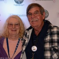 Pam and Bill Warren at the 2020 Jekyll Island Bluegrass Festival - photo © Bill Warren