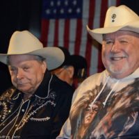 Mickey Gilley and Johnny Lee at the 2020 YeeHaw Music Fest - photo © Bill Warren