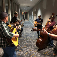 Jamming at SPBGMA 2020 in Nashville - photo by Dave Berry