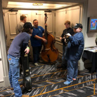 Jamming at SPBGMA 2020 in Nashville - photo by Dave Berry