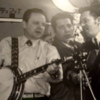 Roy Lee Centers with Ralph Stanley & The Clinch Mountain Boys in Japan (1971) - photo courtesy of the Centers family