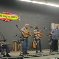 A local group in performance at the Snow Hill Bluegrass Jamboree - photo by Audie Finnell