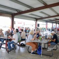 Potluck dinner on Wednesday at the 2020 Florida Bluegrass Classic - photo © Bill Warren