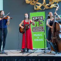 Five Letter Word performs live on KBCS at Wintergrass 2020