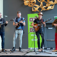 We Banjo 3 performs live on KBCS at Wintergrass 2020