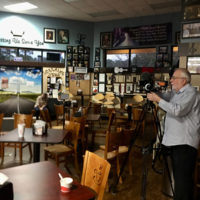 Video shoot for Bill Monroe's Ol' Mandolin at Lorraine's Coffee House & Music (1/31/20)