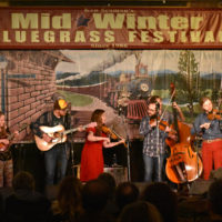 Jackson Earls at the 2020 MidWinter Bluegrass Festival in Denver, CO - photo by Kevin Slick