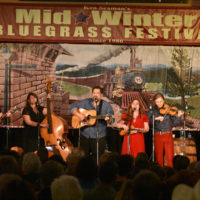 The Savage Hearts featuring Greg Blake at the 2020 MidWinter Bluegrass Festival in Denver, CO - photo by Kevin Slick