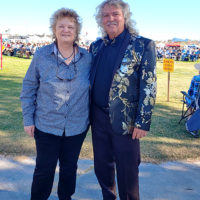 Loraine Jordan with Greg Bird at Bluegrass on the Beach 2020