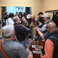 Hallway jam at Bluegrass in the Bluegrass in Lexington, KY