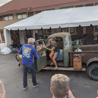 Lorrie Morgan arrives at the 30th Annual Keith Whitley Memorial Ride (June 27, 2020)