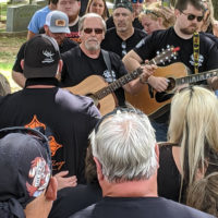 Graveside sing at the 30th Annual Keith Whitley Memorial Ride (June 27, 2020)