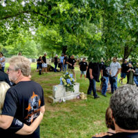 Graveside visit at the 30th Annual Keith Whitley Memorial Ride (June 27, 2020)