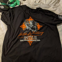Memorial t-shirt for the 30th Annual Keith Whitley Memorial Ride (June 27, 2020)