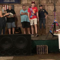 Jonah Horton wins for mandolin at the Overlook Farms Fiddlers Convention 2020