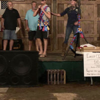 Winners announcement at the Overlook Farms Fiddlers Convention 2020