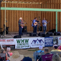 Deeper Shade of Blue at the 2020 Camp Springs Bluegrass Festival - photo by Melanie Wilson