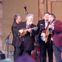 Jeff Parker fills in with Joe Mullins & The Radio Ramblers at the 2020 Doyle Lawson & Quicksilver Festival in Denton, NC - photo by Gary Hatley