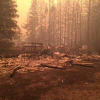 Home of Ken and Jan Cartwright in Oregon destroyed by wildfire