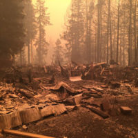 Home of Ken and Jan Cartwright in Oregon destroyed by wildfire