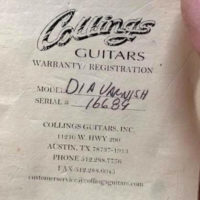 Stolen guitar - Collinsgs D1A varnish model guitar belonging to Jordan Foster