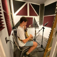 Ayden Young in the studio at Mountain Fever (August 2020)