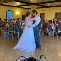 First dance for Madeleine and Cameron, November 1, 2020
