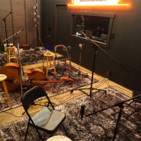 "Live" tracking room in the new Brewgrass Entertainment Studio - photo by Alyssa Brewer