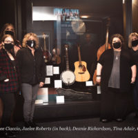 Sister Sadie visit their display at the Country Music Hall of Fame & Museum (March 12, 2021) - photo by Jon Roncolato