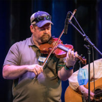 All around winner, Joel Whittinghill, at the 2021 Kentucky State Fiddle Championship, held at the Bluegrass Music Hall of Fame & Museum in Owensboro, KY - photo by AP Imagery