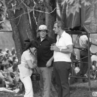 John and Ruth Duffey talking with Bill Vernon at Watermelon Park 1977 - photo © Akira Otsuka