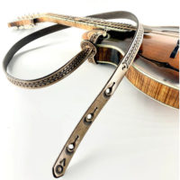 Frank Solivan hand tooled mandolin strap