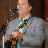 Larry Stephenson at the Spring 2021 Gettysburg Bluegrass Festival - photo by Frank Baker