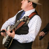 Colton Powers with Midnight Run at the Spring 2021 Gettysburg Bluegrass Festival - photo by Frank Baker