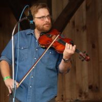 Adam Haynes with The Grascals at the Spring 2021 Gettysburg Bluegrass Festival - photo by Frank Baker