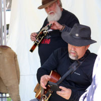 Campground jam at the 2021 Doyle Lawson & Quicksilver festival - photo by Laura Tate Ridge
