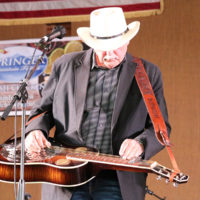Frank Poindexter with Deeper Shade of Blue at the 2021 Doyle Lawson & Quicksilver festival - photo by Laura Tate Ridge