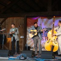 Larry Stephenson Band at the Spring 2021 Gettysburg Bluegrass Festival - photo by Frank Baker