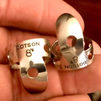 Dotson 8s vintage style fingerpicks