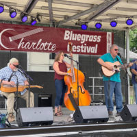 The 48/49 Band at the 2021 Charlotte Bluegrass Festival in Charlotte, MI