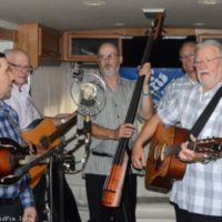 Out of the Blue do RV Sessions at the 2021 Charlotte Bluegrass Festival - photo © Bill Warren