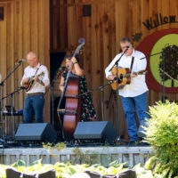 Starlett & Big John at the 2021 Willow Oak Park Bluegrass Festival - photo by Laura Ridge