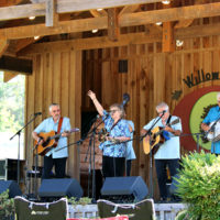 Lorraine Jordan & Carolina Road at the 2021 Willow Oak Park Bluegrass Festival - photo by Laura Ridge