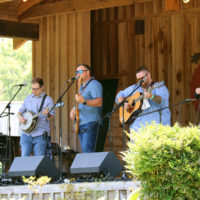 Drive Time at the 2021 Willow Oak Park Bluegrass Festival - photo by Laura Ridge